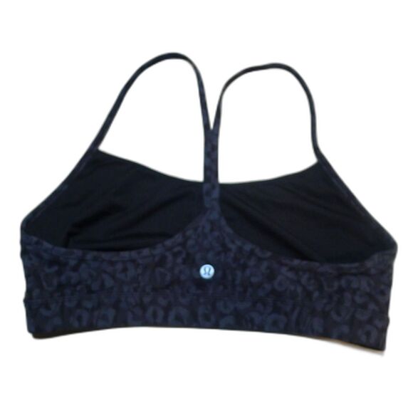 Lululemon Flow Y Nulu Bra *Light Support Intertwined Camo Deep Coal Multi 12 - Picture 6 of 8